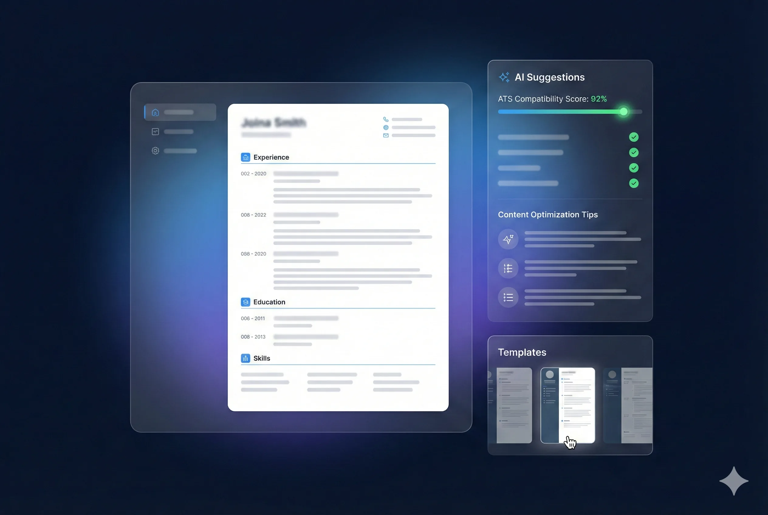 Professional resume created with Ophy AI Resume Builder